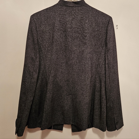 Banana Republic Blazer Size 12 Heather Charcoal Gray NWT - Picture 5 of 13
